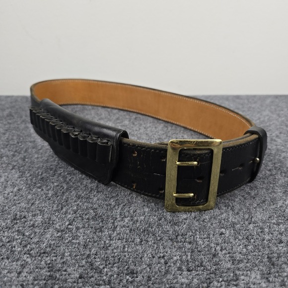 Vintage Thompson Northridge Leather Cartridge Belt‎ B320 B353 Size 38